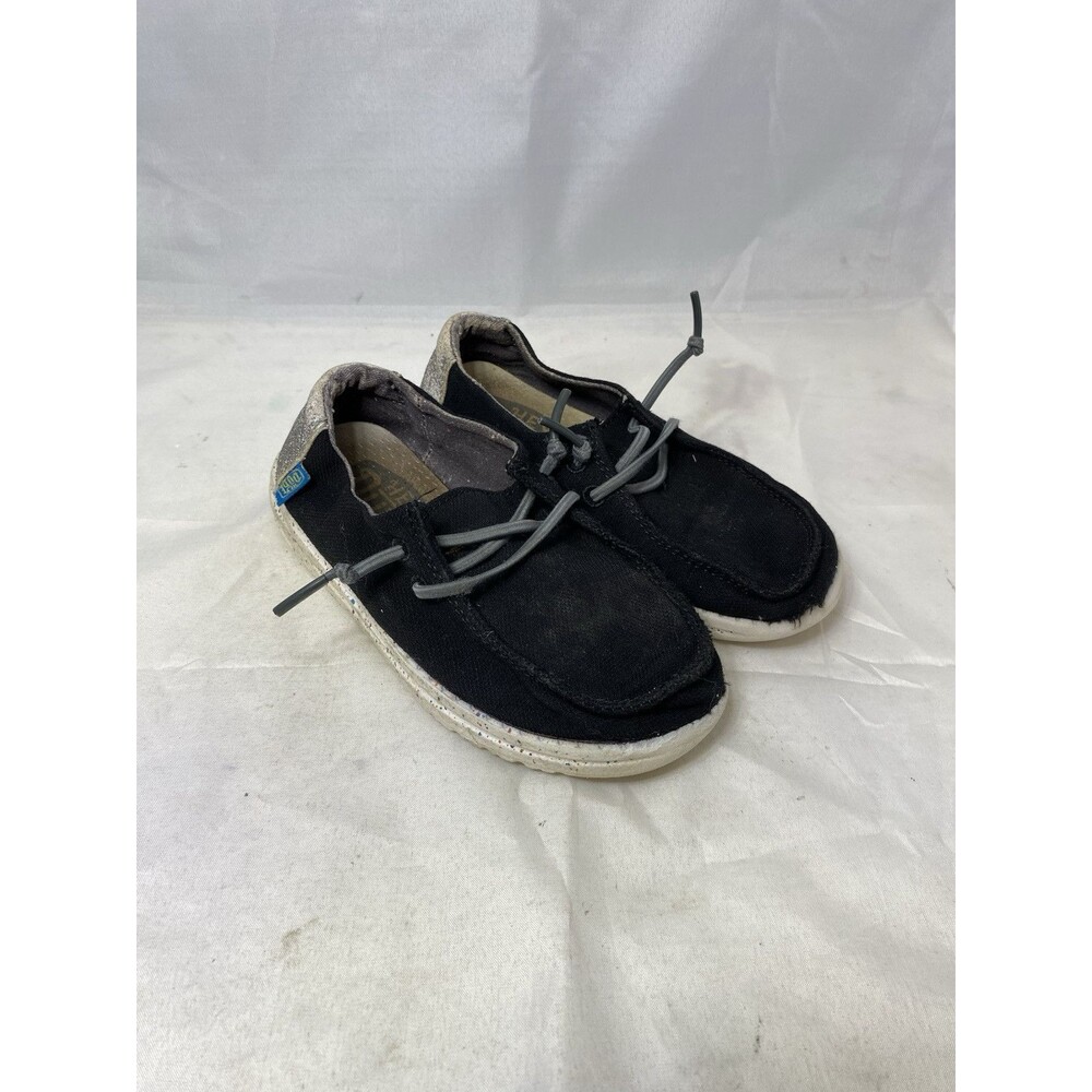 Hey Dude Wendy Youth Disco Black - US Size Kid's 11